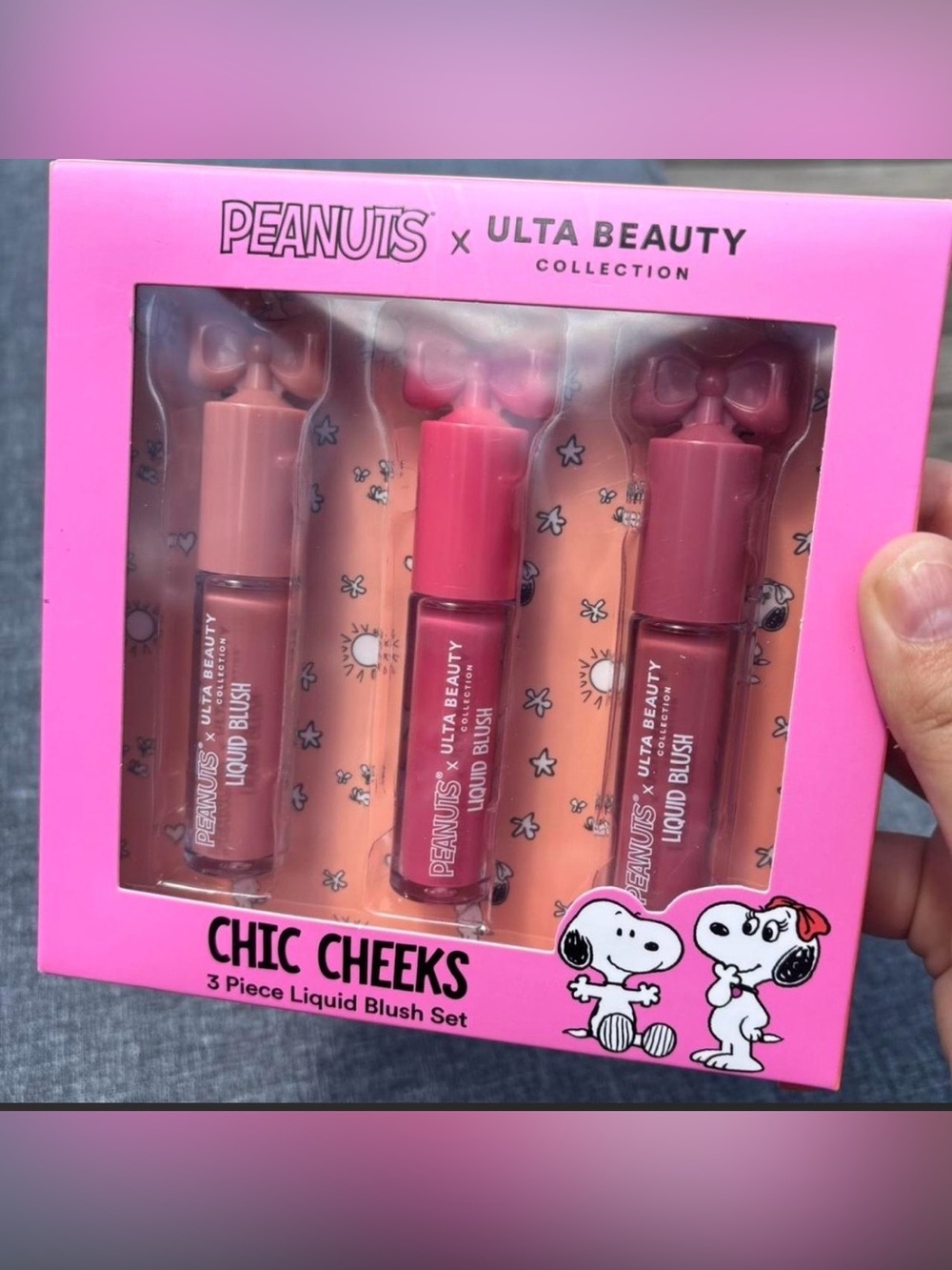 Ulta Beauty Makeup Peanuts X Ulta Beauty Liquid Blush Set Nib 3 Piece Set
